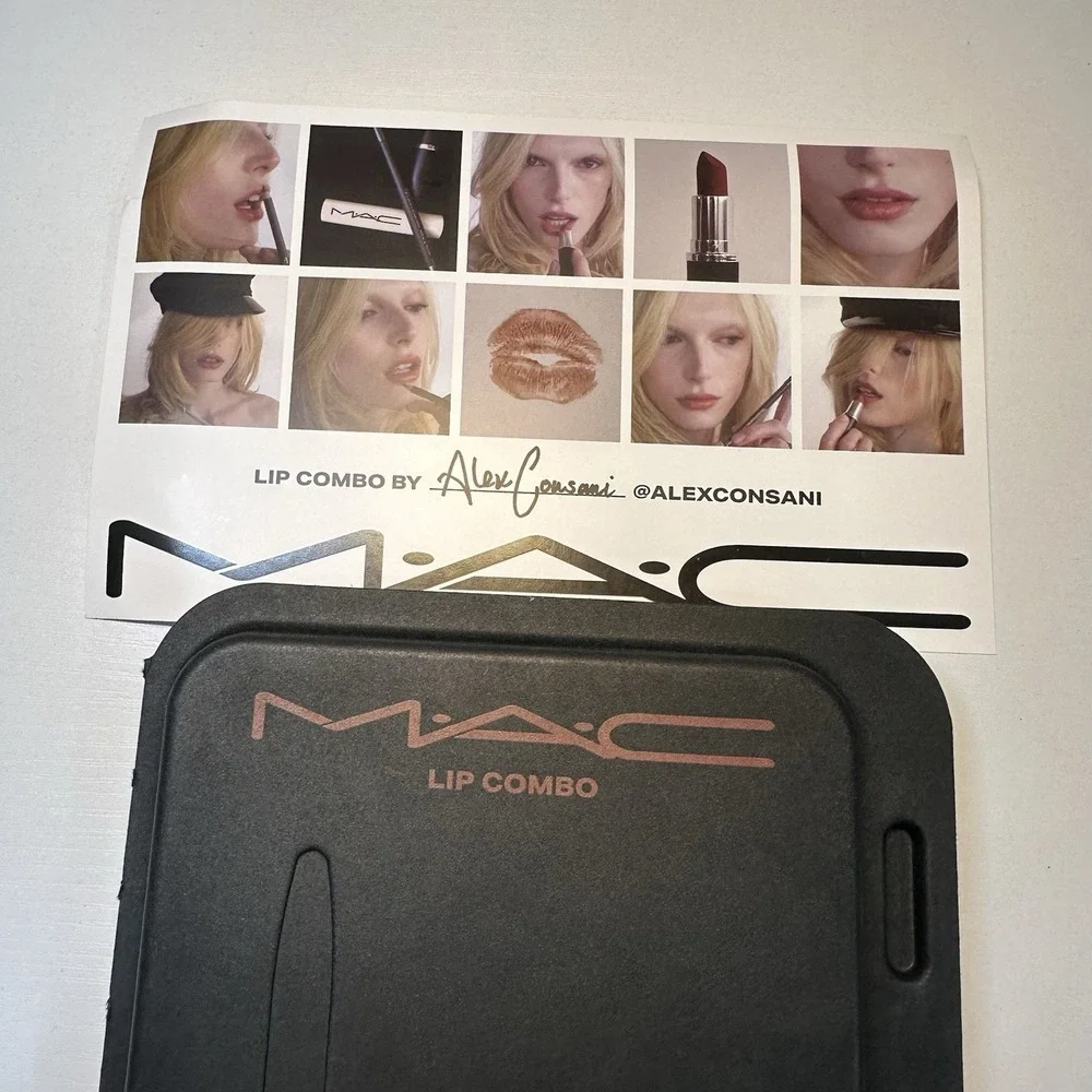 NIB Limited Edition MAC Cosmetics Lip Combo By Alex Consani (2025)